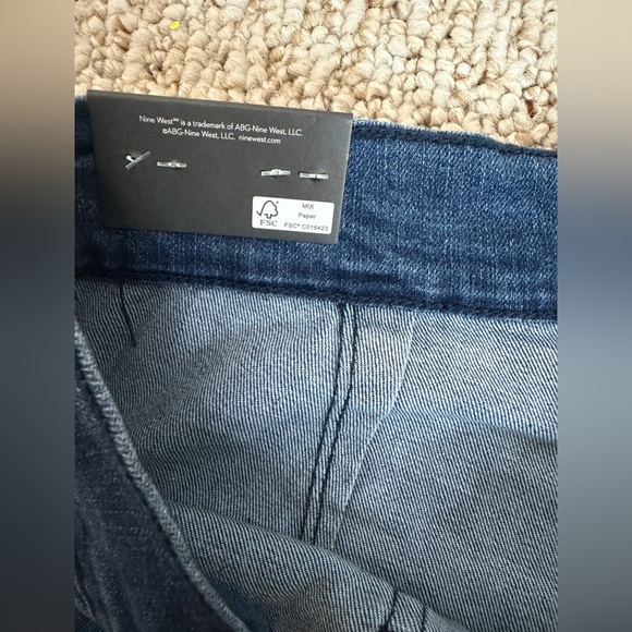 Nine West Dark Blue bootcut  Jeans size 16W new with tag - Picture 8 of 9